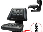Tractor Seat with Suspension Black