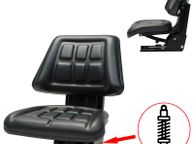main image for ad Tractor Seat with Suspension Black