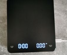 digital coffee scales with timer