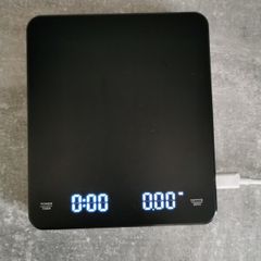 digital coffee scales with timer