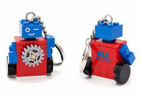 Lego FLL Robot Keychain From First Lego League Event Very Rare Hard To Find