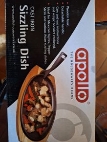 Cast Iron Sizzling Dish