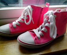 "NEXT" Pink Trainers.  Junior 13