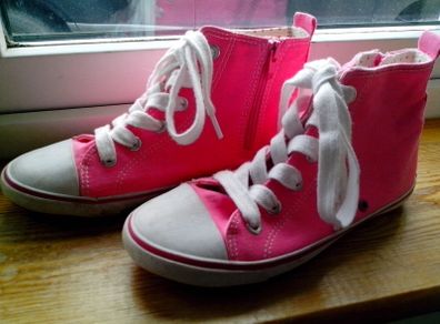 "NEXT" Pink Trainers.  Junior 13