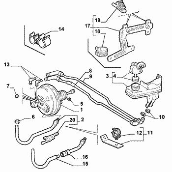 Brake Fluid Pipes (Alfa Romeo 156)