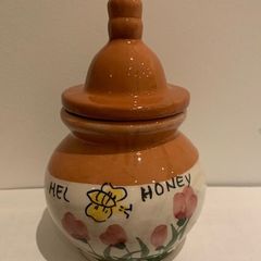 Vintage Ceramic Honey Pot