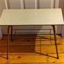 Vintage 1960s Cream Formica Side Table Image 6