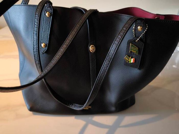 hand bag Coach Lora 30 Tote Bag - Authentic - Black