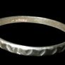 Vintage Hallmarked 9k White Gold Geometric Ring Image 10