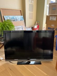 42 inch TV with stand & remote.
