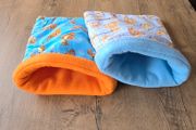 2 Guinea Pig cozy sacks - Tiger and Bears