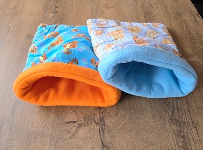 2 Guinea Pig cozy sacks - Tiger and Bears