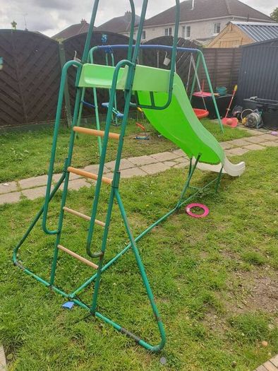 slide 10 feet wavy slide