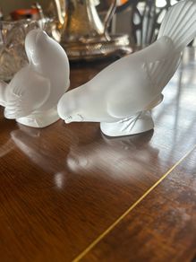 Lalique Sparrow birds
