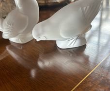 Lalique Sparrow birds