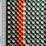 unusual vintage style orange beaded bag Image 3