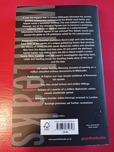 WikiLeaks/ Inside Julian Assange's War on Secrecy/David Leigh & Luke Harding/2011