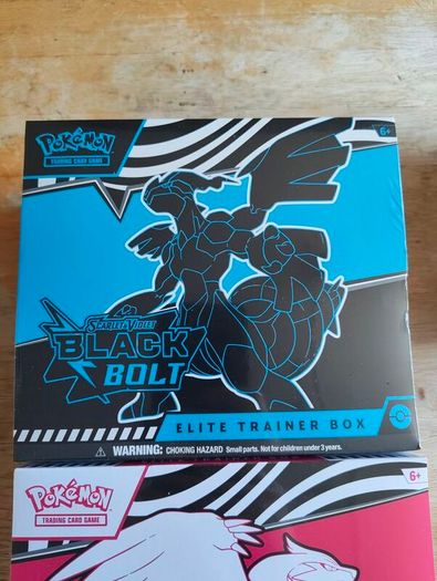 Pokemon Tcg Scarlet and Violet Black Bolt and White Flare Elite Trainer Box ETB