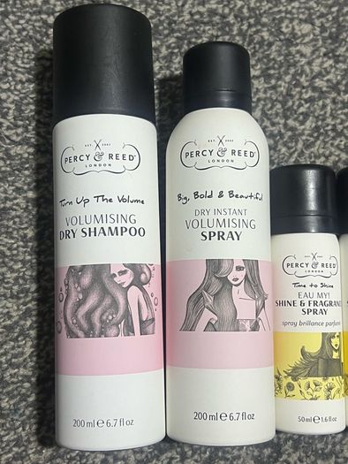 Percy and reed London volume dry shampoo and shine and hair fragrance spray bundle new