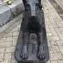 Pair of cast iron dog statues Image 6