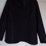 Black Fleece Zip Jacket with Hood Image 3