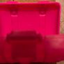 Vintage Barbie 1989 Hot Pink Suitcase Image 2