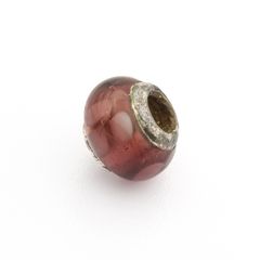 Lovelinks Glass 925 Silver Charm, Pandora Style Spacer Bead