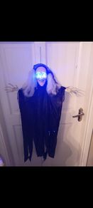 Halloween eyes light up witch