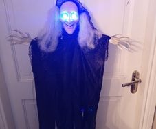 Halloween eyes light up witch