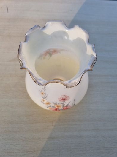 Vintage lamp shade made of white opaline glass