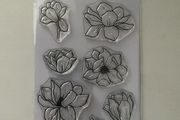 Jane's Doodles "Magnolia" photopolymer stamp set
