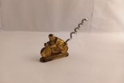 Vintage rare Antique art deco brass wine opener Isle of Man Motorcycle Figurine / Sculpture Solid brass vintage miniature great gift present display decor shop