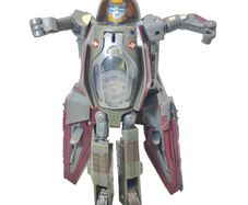 Star Wars Transformers Crossover Obi-Wan Kenobi Jedi Starfighter Action Figure Hasbro 2005