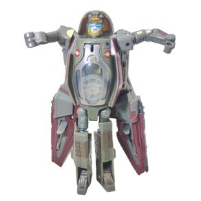 Star Wars Transformers Crossover Obi-Wan Kenobi Jedi Starfighter Action Figure Hasbro 2005