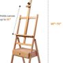 Frame Easel with Art Supply Storage Drawer Adjustable (60.75 inch) Solid Beech Wood Easel Stand for Artists (FREE SHIPPING) Image 5