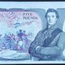 Great Britain | 5 Pounds | 1988-91 | P.378f | Prefix - SE73 | UNC Image 2