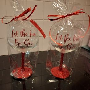Gin glasses