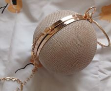 Stunning  Gold Ball style bag