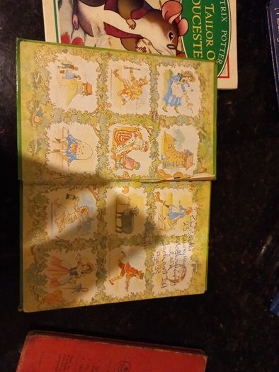 Vintage Ladybird Books- Beatrix PotterThe Tailor of Glouchester, Jack abd Jill and other nursery rhymes, Mick The Disobedient Puppy