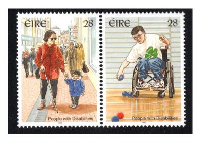 1996 Ireland People with Disabilities Commemorative Stamps Mint Never Hinged (MNH)