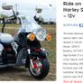 KIds Harley type Ride on with side car 12v (Spares or Repair) Image 9