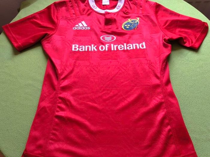 2016/17 Munster Rugby Adidas Tight Fit Jersey Size L Adults