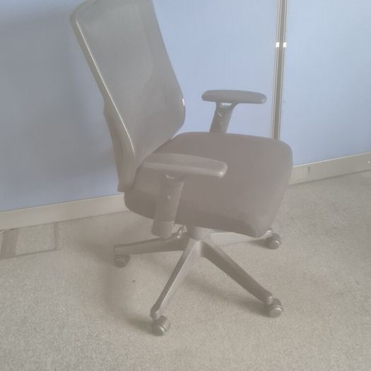 Black netback office task chair