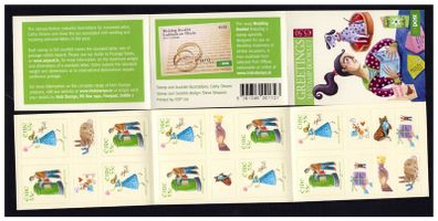 2009 Ireland Greetings Self-Adhesive Commemorative Stamp Booklet Mint Never Hinged (MNH). Hibernian HB158