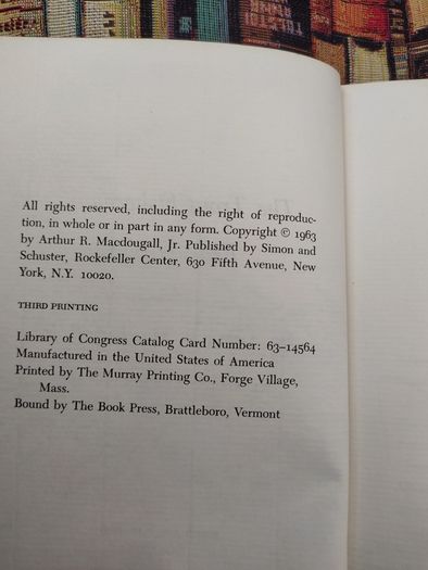 The Trout Fisherman's Bedside Book,1st edition 1963.