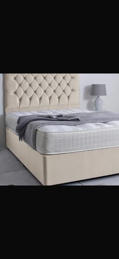 New Stylish single ,Double 4ft, 4ft6, King 5ft And 6ft Superking Sizes Divan Beds Instock. Drawers And Optional Tufted Mattresses Available. Free Delivery