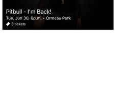 Pitbull Tickets