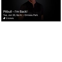 Pitbull Tickets