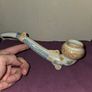 Vintage USSR Porcelain Smoking Pipe Image 2