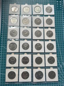 Premium Collection of 24 Soviet USSR Commemorative 1 Ruble Coins  Proof & UNC